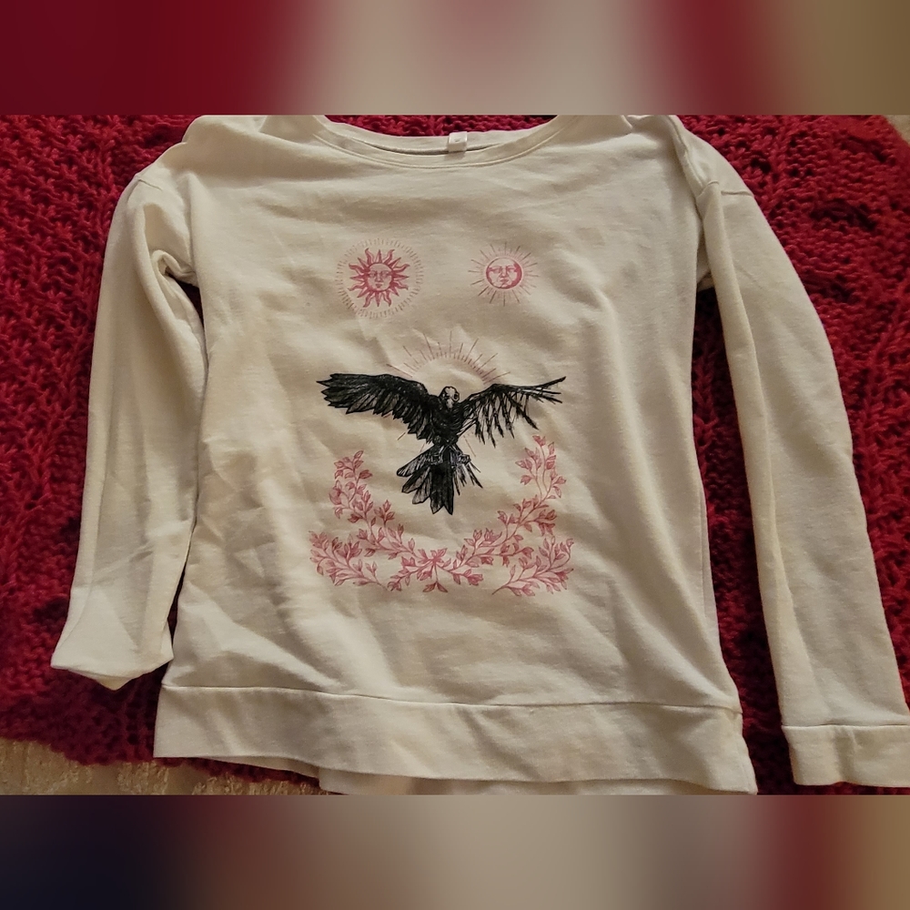 Gothic Dead Bird Long Sleeve